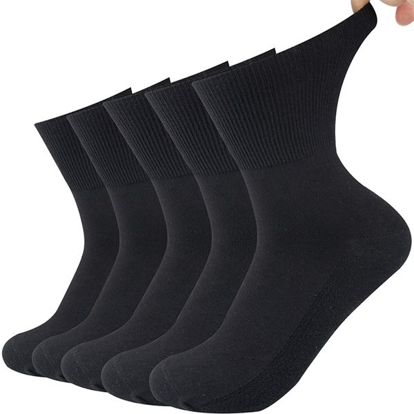 5 pairs/lot diabetic socks non-binding loose cotton material non-slip and breathable 220323, Black
5 pairs/lot diabetic socks non-binding loose cotton material non-slip and breathable 220323, Black