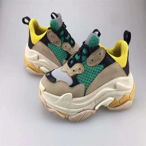 with box kids triple s sneakers for boys men'designer shoes girls platform child sports children chaussures teenage thick sol2354, Black
with box kids triple s sneakers for boys men'designer shoes girls platform child sports children chaussures teenage thick sol2354, Black
