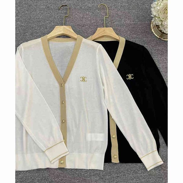 women's knits tees durable versatile exquisite small fragrance 16 stitches delicate and comfortable tencel wool contrast color v-neck t, White
women's knits tees durable versatile exquisite small fragrance 16 stitches delicate and comfortable tencel wool contrast color v-neck t, White