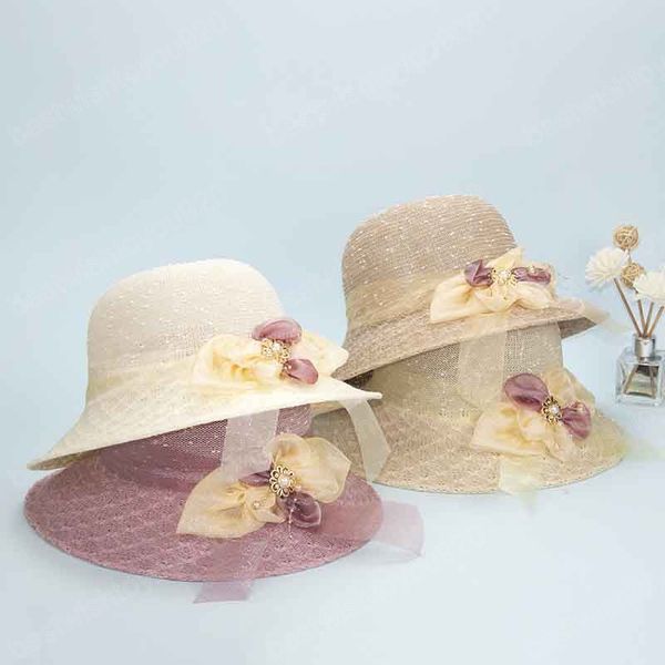 summer women's sun hat bucket cap beige lace bowknot flowers ribbon flat straw hat beach caps panama, Blue;gray
summer women's sun hat bucket cap beige lace bowknot flowers ribbon flat straw hat beach caps panama, Blue;gray