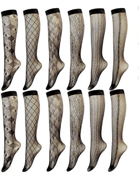 fishnet knee socks hollow out calf stockings fashion patterned sheer mesh net socks hosiery cosplay costume accessories black nylon elasticl, Black;white
fishnet knee socks hollow out calf stockings fashion patterned sheer mesh net socks hosiery cosplay costume accessories black nylon elasticl, Black;white