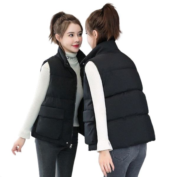 women's down & parkas 2021 autumn and winter loose sleeveless cotton padded jacket m-5xl oversize waistcoat big pocket female vest w0oz, Black
women's down & parkas 2021 autumn and winter loose sleeveless cotton padded jacket m-5xl oversize waistcoat big pocket female vest w0oz, Black