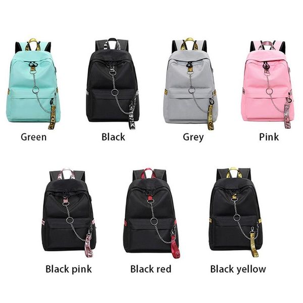 women backpack usb charge fashion letters print school bag teenager girls ribbons female brief backpacks234f221v
women backpack usb charge fashion letters print school bag teenager girls ribbons female brief backpacks234f221v