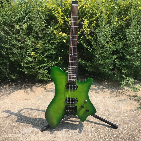 new tiger-patterned headless electric guitar portable travel guitar ash pewter xylophone body charcoal baked maple 5 spell neck stainless st
new tiger-patterned headless electric guitar portable travel guitar ash pewter xylophone body charcoal baked maple 5 spell neck stainless st