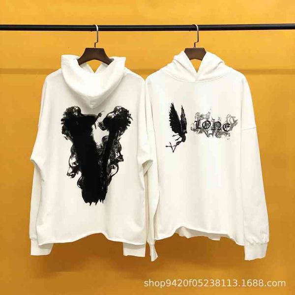 designer hoodies mens sweaters hooded chaopai autumn winter high version vlones smoke devil angel big v limited men's and women's, Black
designer hoodies mens sweaters hooded chaopai autumn winter high version vlones smoke devil angel big v limited men's and women's, Black
