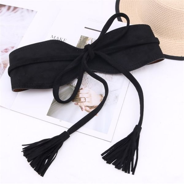 belts black waistband bandage lace up decorative wide women's waist thin fashion versatile simple tassel p5xm, Black;brown
belts black waistband bandage lace up decorative wide women's waist thin fashion versatile simple tassel p5xm, Black;brown