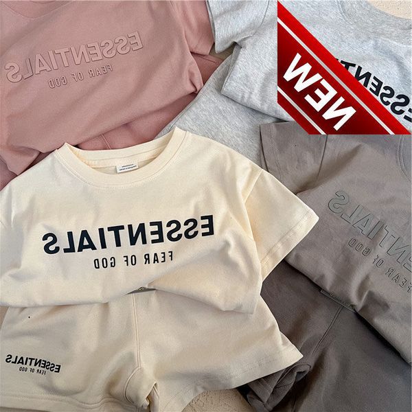 50% off discount children's summer 2022 new girls' letter short sleeve t-shirt baby casual shorts ess two piece set, White;black
50% off discount children's summer 2022 new girls' letter short sleeve t-shirt baby casual shorts ess two piece set, White;black