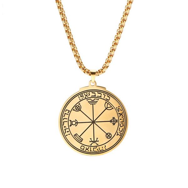 pendant necklaces design fashion stainless steel key of solomon amulet wicca viking talisman men women necklace jewelry, Silver
pendant necklaces design fashion stainless steel key of solomon amulet wicca viking talisman men women necklace jewelry, Silver