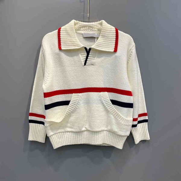 women's knits tees d home beige knitted pocket short sleeve stripe contrast color casual college coat sweater, White
women's knits tees d home beige knitted pocket short sleeve stripe contrast color casual college coat sweater, White