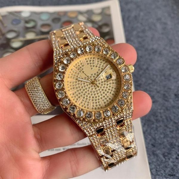 men's fashion watches arabic digital scale gold diamonds face full diamond automatic wristwatch335z, Slivery;brown
men's fashion watches arabic digital scale gold diamonds face full diamond automatic wristwatch335z, Slivery;brown