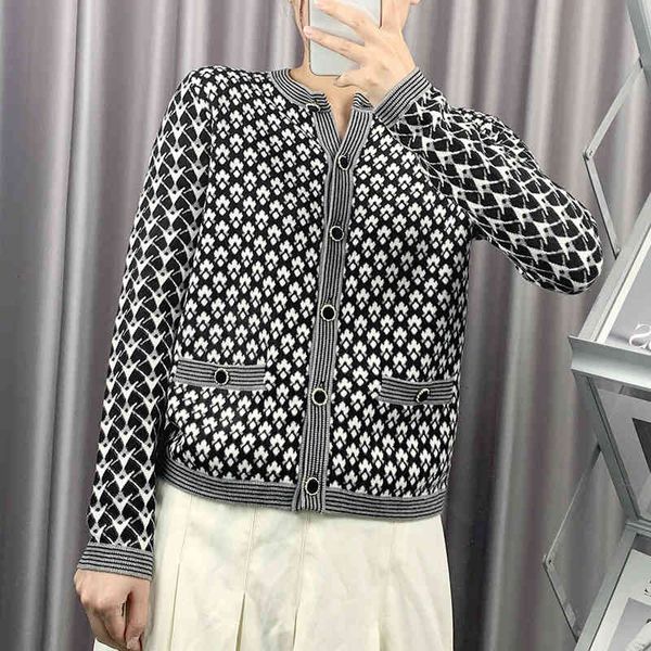 women's knits & tees autumn fashion leisure small fragrance cardigan flower contrast color sweater coat women's pgk1, White
women's knits & tees autumn fashion leisure small fragrance cardigan flower contrast color sweater coat women's pgk1, White