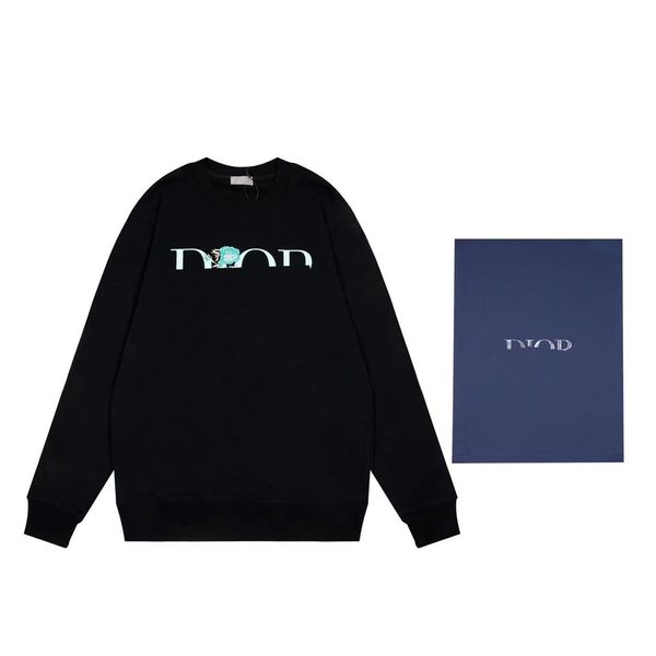men's and women's sweater sweatshirt designer d family 22fw rose embroidery printed sweater simple solid color o-neck casual knitt, Black
men's and women's sweater sweatshirt designer d family 22fw rose embroidery printed sweater simple solid color o-neck casual knitt, Black