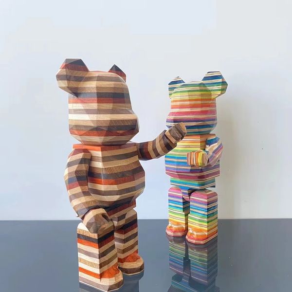 bearbrick new lightning diamond horizon rainbow wooden violent bear trend ornament hand made 400% 28cm
bearbrick new lightning diamond horizon rainbow wooden violent bear trend ornament hand made 400% 28cm