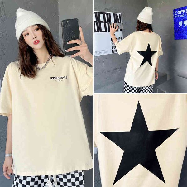 ess summer new short sleeve fog small label back big men and casual t-shirt women high-quality trendy t-shirts, Black
ess summer new short sleeve fog small label back big men and casual t-shirt women high-quality trendy t-shirts, Black