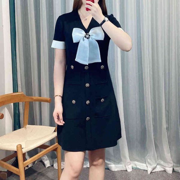 casual dresses french temperament small fragrance knitted dress summer black skirt bow slim tea break women's 9j5r, Black;gray
casual dresses french temperament small fragrance knitted dress summer black skirt bow slim tea break women's 9j5r, Black;gray