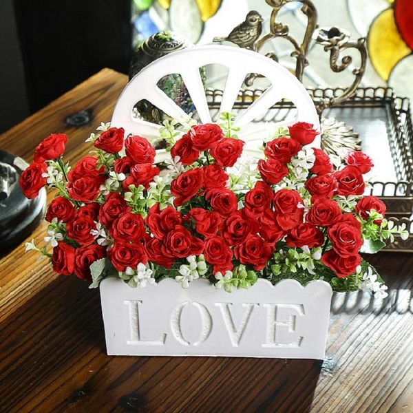 decorative flowers & wreaths artificial 15 heads rose rayon bouquet wedding valentine's day floral decor patio home office
decorative flowers & wreaths artificial 15 heads rose rayon bouquet wedding valentine's day floral decor patio home office