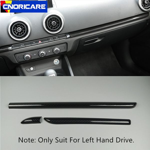 carbon fiber color car center console dashboard trim strips 3pcs for audi a3 8v 2014-18 lhd abs interior modified accessories
carbon fiber color car center console dashboard trim strips 3pcs for audi a3 8v 2014-18 lhd abs interior modified accessories