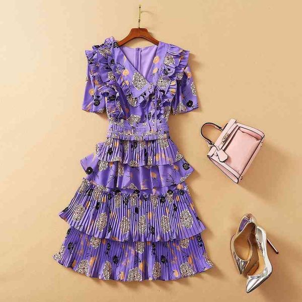 casual dresses summer women's fashion printing heavy industry pleated layered cake skirt dress, Black;gray
casual dresses summer women's fashion printing heavy industry pleated layered cake skirt dress, Black;gray