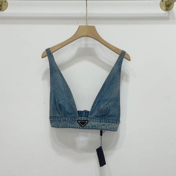 t womens designers shirts underwear with metal triangle badge brand p fashion deep v denim sling tube tees women luxury clothing t-shirt a8, White
t womens designers shirts underwear with metal triangle badge brand p fashion deep v denim sling tube tees women luxury clothing t-shirt a8, White