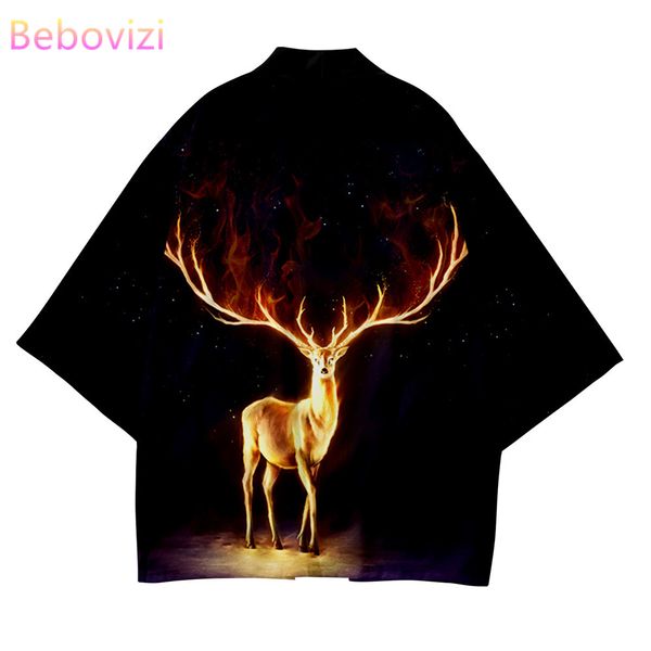 plus size xxs-6xl black elk print loose japanese streetwear cardigan women men harajuku haori kimono cosplay yukata clothes, Red
plus size xxs-6xl black elk print loose japanese streetwear cardigan women men harajuku haori kimono cosplay yukata clothes, Red