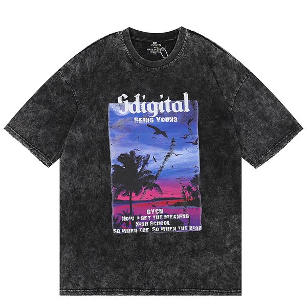 men washed t-shirt hip hop streetwear beach sunset graphic t shirt harajuku cotton tshirt summer short sleeve tees 220707, White;black
men washed t-shirt hip hop streetwear beach sunset graphic t shirt harajuku cotton tshirt summer short sleeve tees 220707, White;black