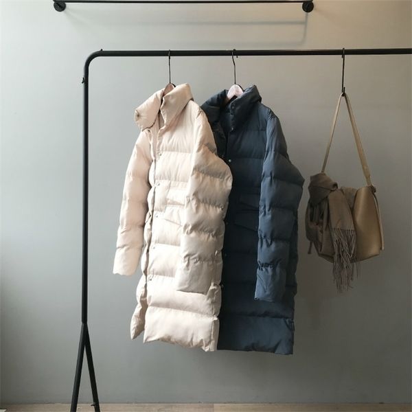 thick down cotton jacket oversize long parkas winter long sleeve buttons pockets female warm puffer jacket parka branded 201127, Black
thick down cotton jacket oversize long parkas winter long sleeve buttons pockets female warm puffer jacket parka branded 201127, Black