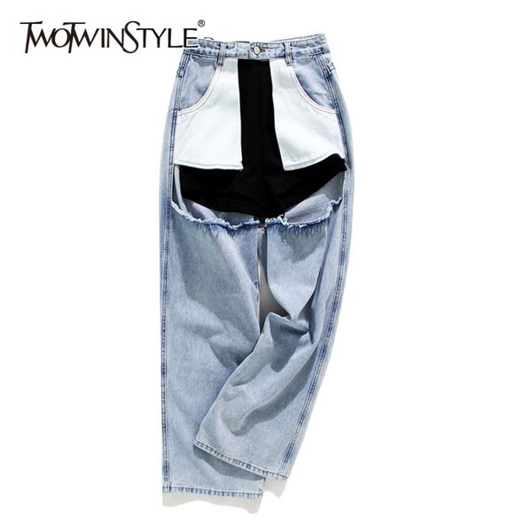 hollow out jeans for women high waist patchwork shorts casual loose streetwear denim pants female fashion 210423, White;black
hollow out jeans for women high waist patchwork shorts casual loose streetwear denim pants female fashion 210423, White;black