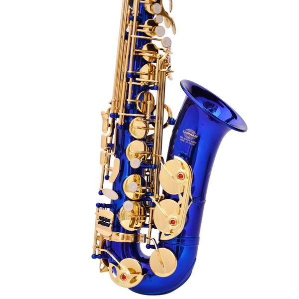 laiiman new arrival r54 key alto eb tune saxophone brass musical instrument gold lacquer blue sax with case mouthpiece
laiiman new arrival r54 key alto eb tune saxophone brass musical instrument gold lacquer blue sax with case mouthpiece