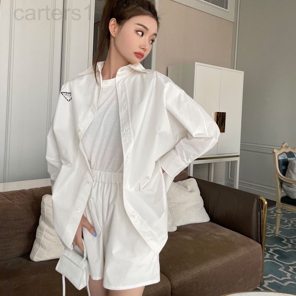 two piece dress designer p family new triangle printing fashion suit women's 21 summer loose and versatile long sleeve shirt elastic wa, White
two piece dress designer p family new triangle printing fashion suit women's 21 summer loose and versatile long sleeve shirt elastic wa, White
