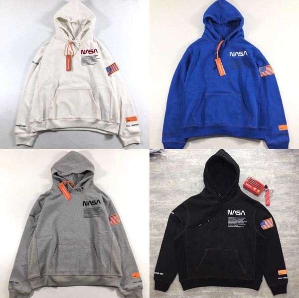 preston x nasa 18fw heron embroidered flag astronaut tide brand oversire hoodie, Black
preston x nasa 18fw heron embroidered flag astronaut tide brand oversire hoodie, Black