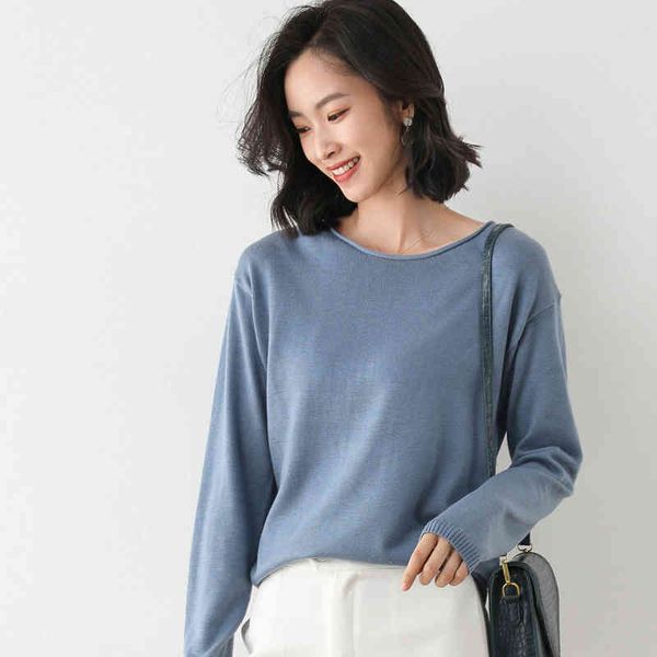mrmt 2022 brand new women's sweater loose women pullover wild bottoming woman pullovers for female tees, White
mrmt 2022 brand new women's sweater loose women pullover wild bottoming woman pullovers for female tees, White