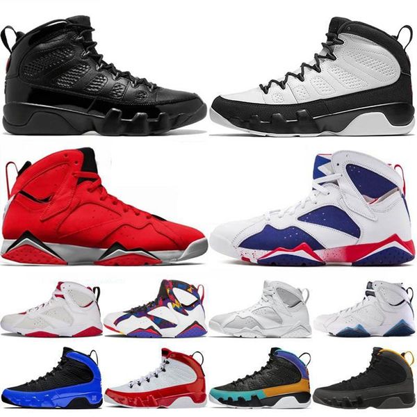 trend mens basketball shoes 9s 3s particle grey bred patent chile red 9 gym racer university blue gold countdown pack sport sneakers trai, Black