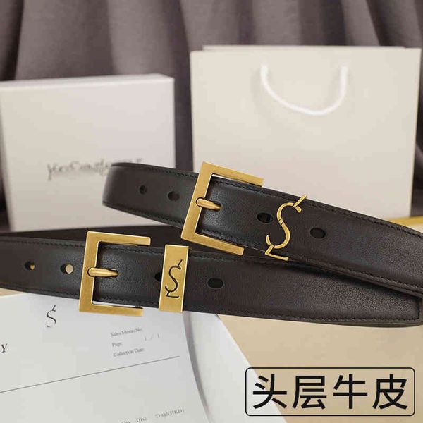 net red poplar fort belt letter cowhide thin women's y home style jeans decoration, Black;brown
net red poplar fort belt letter cowhide thin women's y home style jeans decoration, Black;brown