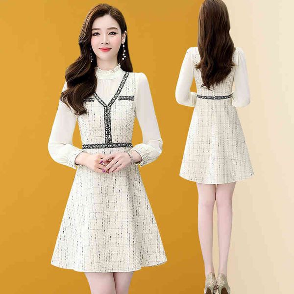 casual dresses small fragrance dress women's wear 2022 style small man, foreign style, thin temperament, long sleeved spring and autumn, Black;gray
casual dresses small fragrance dress women's wear 2022 style small man, foreign style, thin temperament, long sleeved spring and autumn, Black;gray
