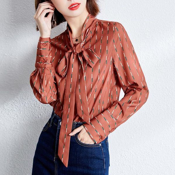 women's blouses & shirts 2022 spring bow blouse for women plus size digital printed blusas long sleeve summer blusa female chiffon, White
women's blouses & shirts 2022 spring bow blouse for women plus size digital printed blusas long sleeve summer blusa female chiffon, White