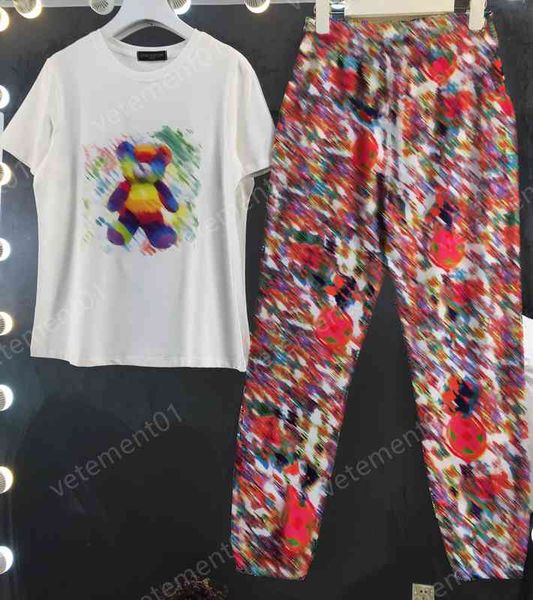 womens two piece pants fashion brand chest cartoon graphic print t-shirt trousers 2 piece sets luxury designer tracksuits women clothing 091, White
womens two piece pants fashion brand chest cartoon graphic print t-shirt trousers 2 piece sets luxury designer tracksuits women clothing 091, White