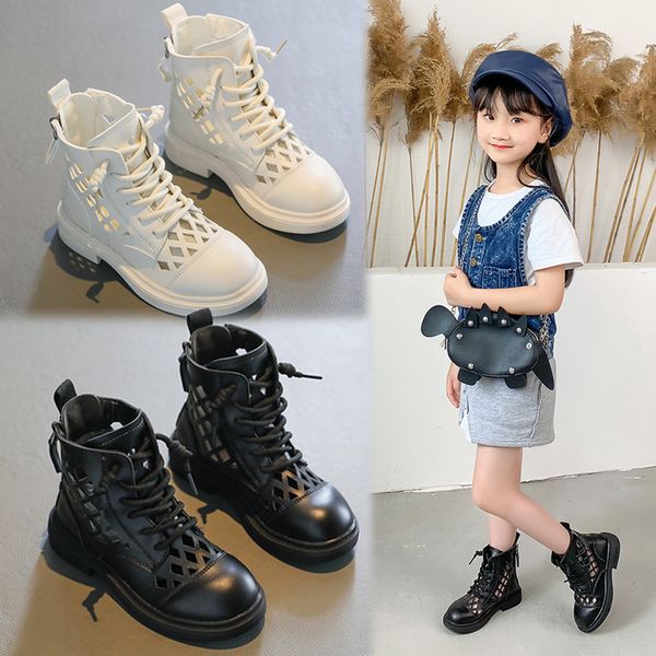 girls boots fashion hollow out genuine leather ankle shoes for teens girls leather shoes soft breathable comfortable girls boots 220808, Black;grey
girls boots fashion hollow out genuine leather ankle shoes for teens girls leather shoes soft breathable comfortable girls boots 220808, Black;grey