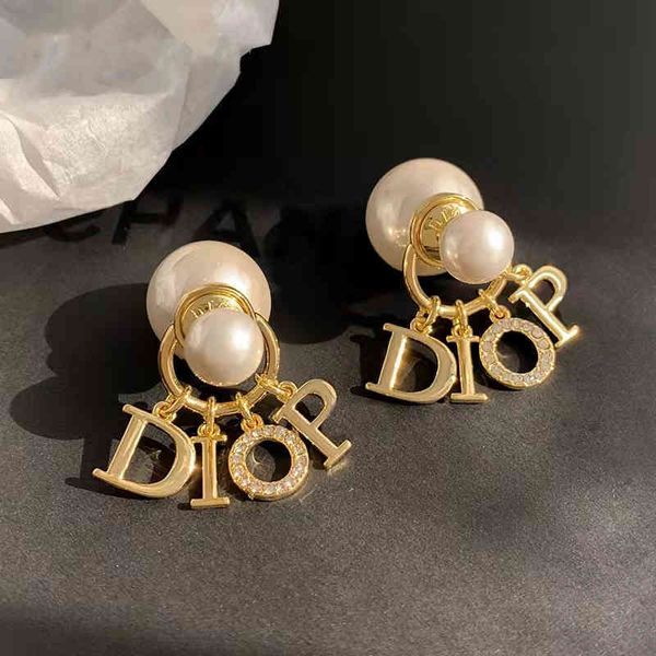 factory wholesale new letter tassel women's front and rear pearl advanced sense fashion earrings, Golden
factory wholesale new letter tassel women's front and rear pearl advanced sense fashion earrings, Golden