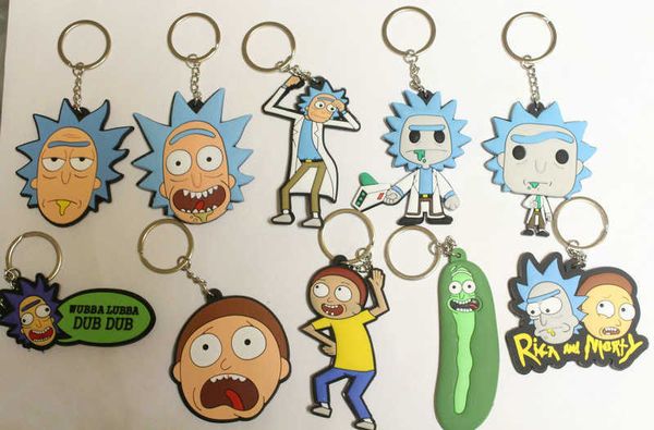 keychains rick and morty key chain cartoon animation ring double-sided silicone pendant, Silver
keychains rick and morty key chain cartoon animation ring double-sided silicone pendant, Silver
