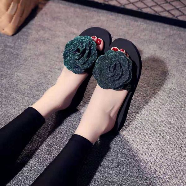 summer women flower slippers causal sandals slip-on open toe shoes ladies fashion outdoor beach floral wedges color flip flops, Black
summer women flower slippers causal sandals slip-on open toe shoes ladies fashion outdoor beach floral wedges color flip flops, Black