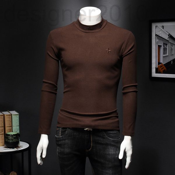 men's t-shirts designer european double-sided cashmere half high collar bottomed shirt solid color fawn embroidery slim fitting long sl, White;black
men's t-shirts designer european double-sided cashmere half high collar bottomed shirt solid color fawn embroidery slim fitting long sl, White;black