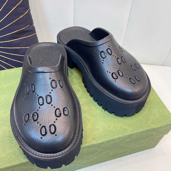 luxury brand designer women's platform perforated g sandal slippers made of transparent materials fashionable lovely sunny beach woman, Black
luxury brand designer women's platform perforated g sandal slippers made of transparent materials fashionable lovely sunny beach woman, Black