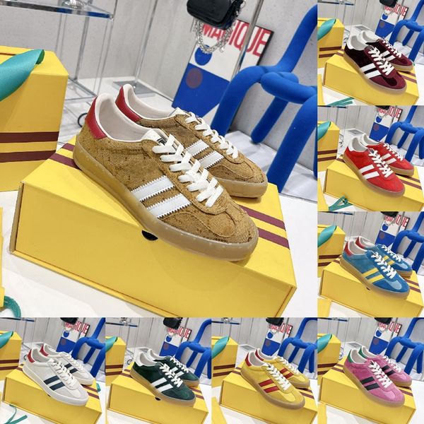 joint shoes luxury designer men women gazelle sneakers canvas shoes patchwork trefoil embroidery retro casual trainers
joint shoes luxury designer men women gazelle sneakers canvas shoes patchwork trefoil embroidery retro casual trainers