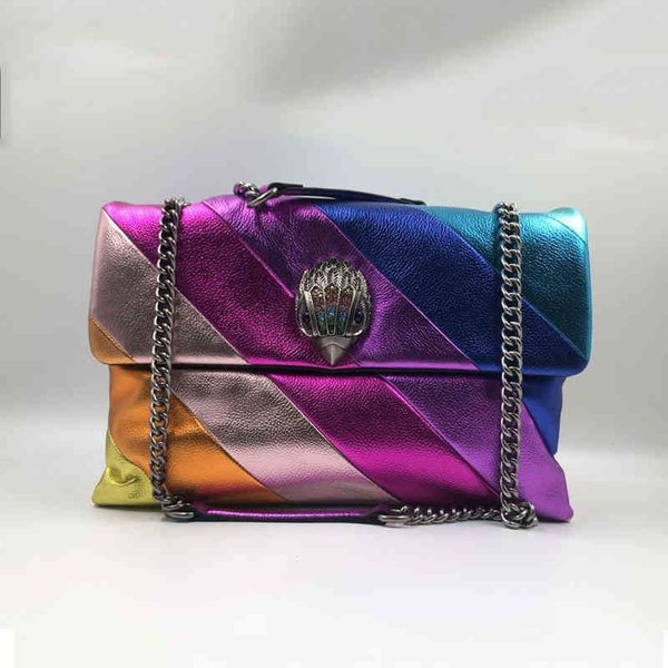 kurt eagle head tie dyed rainbow chain handbag personalized tote bags single shoulder messenger bag 220616
kurt eagle head tie dyed rainbow chain handbag personalized tote bags single shoulder messenger bag 220616