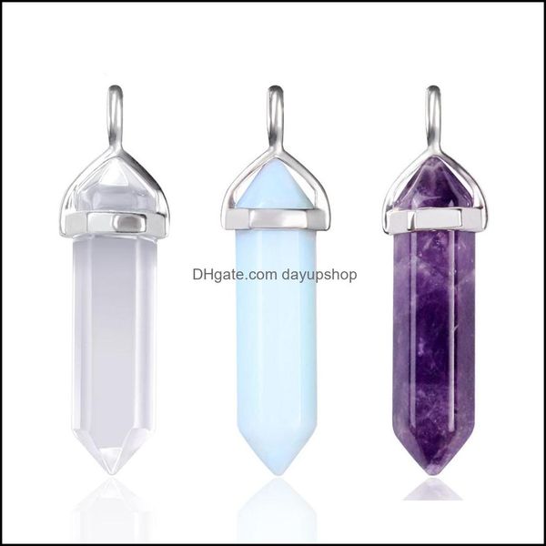 pendant necklaces pendants jewelry mix natural stone hexagonal prism crystal quartz point charm c dhtmb, Silver
pendant necklaces pendants jewelry mix natural stone hexagonal prism crystal quartz point charm c dhtmb, Silver
