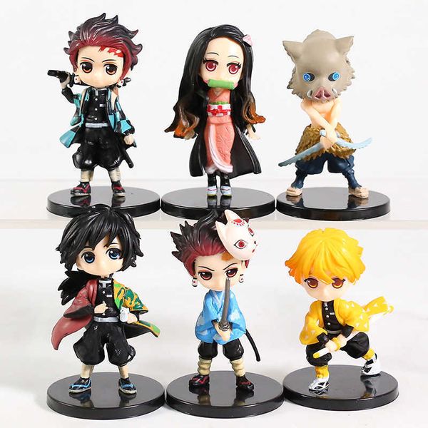 huiya01 demon slayer tanjirou nezuko agatsuma hashibira tsuyuri tomioka kochou rengoku tokitou kanroji pvc figures toys set q0722
huiya01 demon slayer tanjirou nezuko agatsuma hashibira tsuyuri tomioka kochou rengoku tokitou kanroji pvc figures toys set q0722