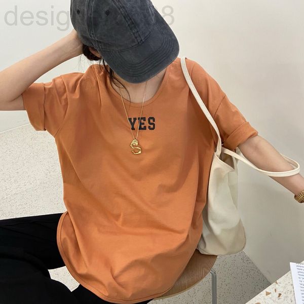 women's t-shirt designer sp original korean front and back letter printed short sleeve t-shirt women's spring summer split casual, White
women's t-shirt designer sp original korean front and back letter printed short sleeve t-shirt women's spring summer split casual, White