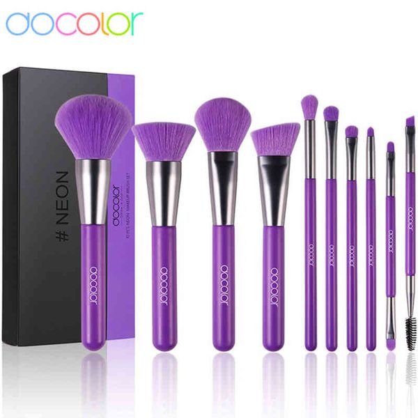 docolor 10pcs makeup brushes set foundation powder concealer blush eye shadow highlighter beauty tool 220514
docolor 10pcs makeup brushes set foundation powder concealer blush eye shadow highlighter beauty tool 220514