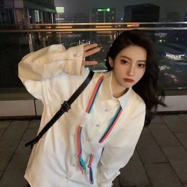 women's blouses & shirts women blouse office lady turn-down collar girls shirt korean sweet loose all-matchwomen's, White
women's blouses & shirts women blouse office lady turn-down collar girls shirt korean sweet loose all-matchwomen's, White