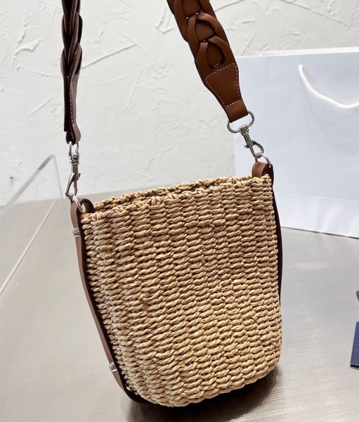 women's classic straw woven bucket bag fresh artistic practical large capacity high-end simple elegant novel exquisite summer flavor
women's classic straw woven bucket bag fresh artistic practical large capacity high-end simple elegant novel exquisite summer flavor